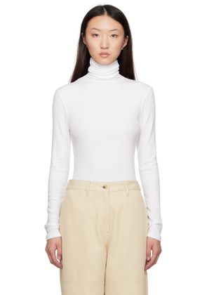 LE17SEPTEMBRE White Asymmetrical Turtleneck