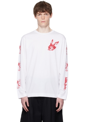 Simone Rocha White Tortoise & Hare Long Sleeve T-shirt