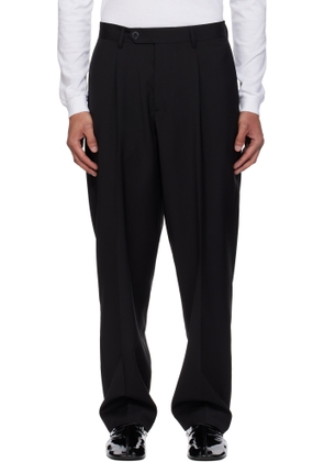 mfpen Black Formal Trousers