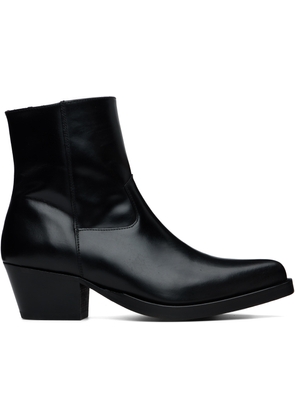 Ernest W. Baker Black Western Boots