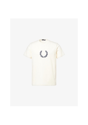 Mens Fred Perry Branded Regular-Fit Cotton-Jersey T-Shirt