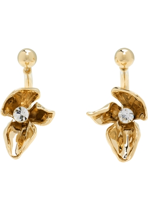 Erdem Small Flower Half Ring Earrings