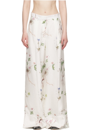 Erdem White Pyjama Trousers
