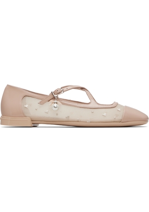 Jimmy Choo Pink Eleri Ballerina Flats