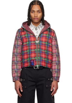Chopova Lowena Multicolor Tartan Hooded Jacket