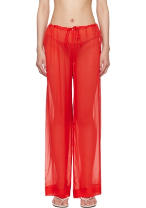 Paloma Wool Red Nag-nag Lounge Pants