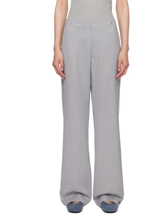 Paloma Wool Gray Dain Snaps Trousers