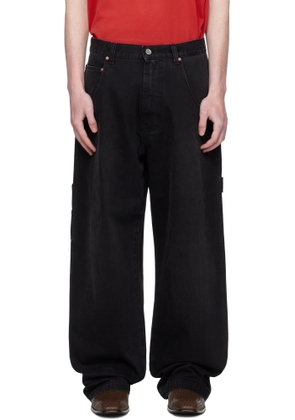 VETEMENTS Black Hip-Hop Jeans