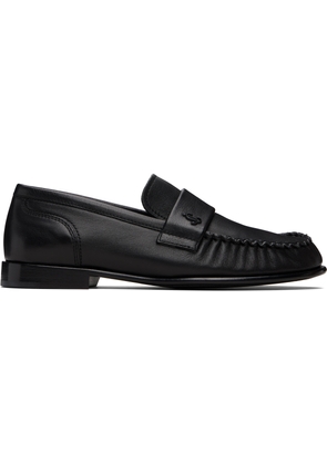 Jimmy Choo Black Ellis Loafers