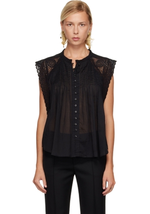 Isabel Marant Etoile Black Gresia Blouse