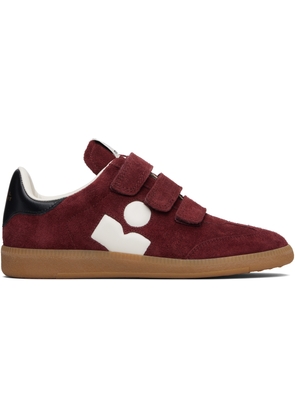 Isabel Marant Burgundy Beth Sneakers