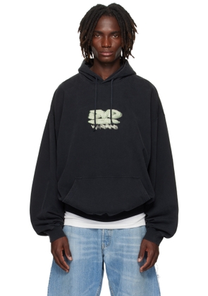 VETEMENTS Black 'DVD' Oversized Hoodie