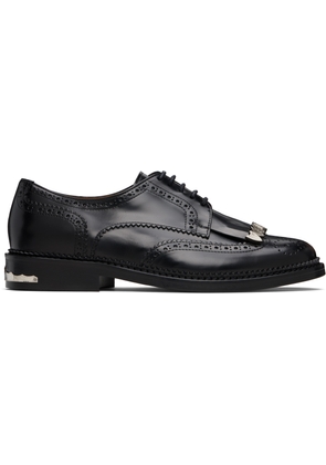 Toga Virilis Black Leather AJ855 Derbys