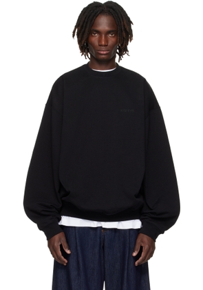 VETEMENTS Black Logo Oversized Sweatshirt