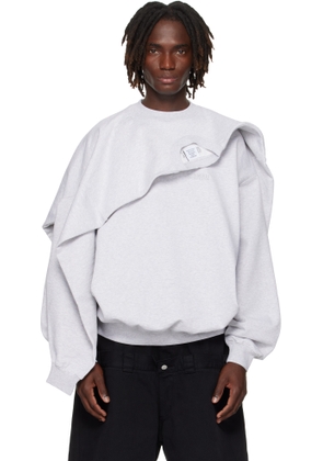 VETEMENTS Gray Double Layered Sweatshirt