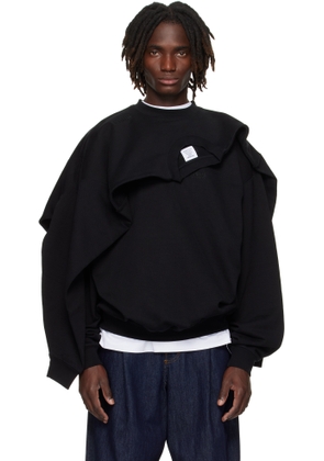 VETEMENTS Black Double Layered Sweatshirt
