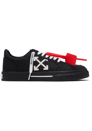 Off-White Black Vulcanized Low Sneakers