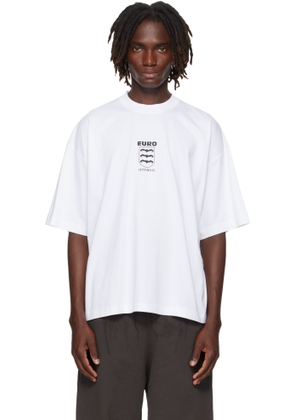 VETEMENTS White Bats Logo Regular T-shirt