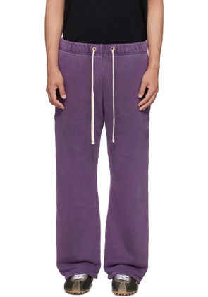 Les Tien Purple Heavyweight Classic Sweatpants