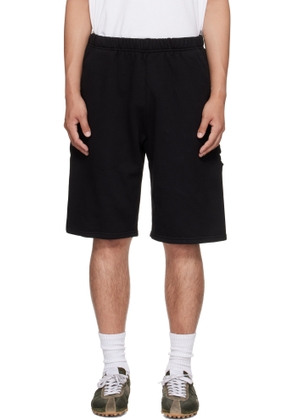 Les Tien Black Heavyweight Utility Shorts