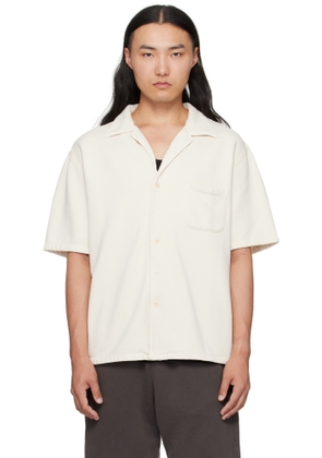 Les Tien Off-White S/S Cuba Shirt