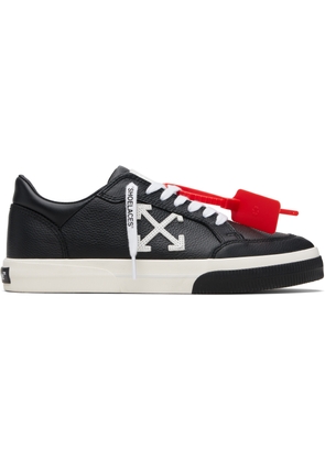 Off-White Black Vulcanized Low Sneakers