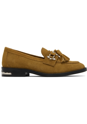 Toga Virilis Khaki Suede Loafers