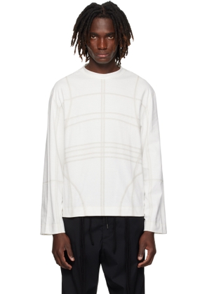 Craig Green White Flatlock Long Sleeve T-shirt