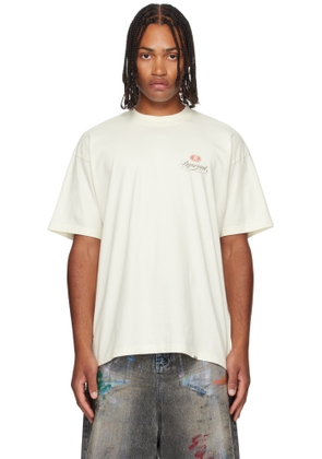Represent Off-White Grand Vintage Hand Drawn T-shirt