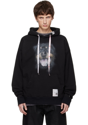 Maison MIHARA YASUHIRO Black Dog Printed Hoodie