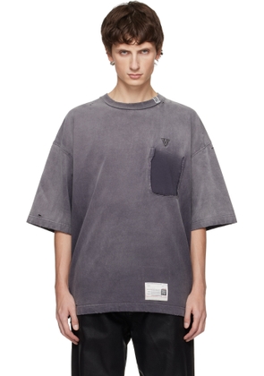 Maison MIHARA YASUHIRO Black Sun Faded Like T-shirt