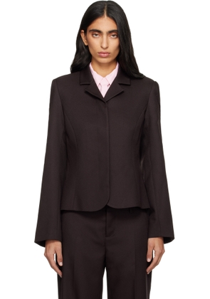 Sandy Liang Brown Garten Blazer