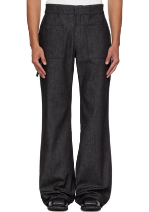 Courrèges Black 2-Pocket Jeans