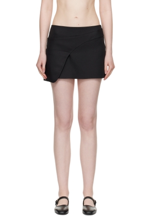 Sandy Liang Black Sabine Miniskirt