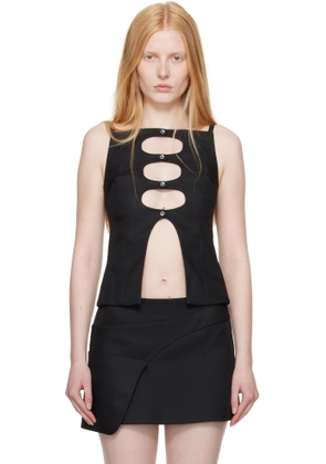 Sandy Liang Black Saguaro Top