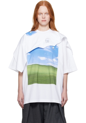 VETEMENTS White Desktop Double Layered T-shirt