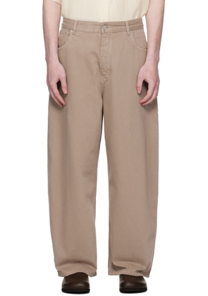 Studio Nicholson Taupe Paolo Jeans