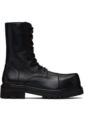 VETEMENTS Black Stomp Compact Boots