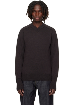 Studio Nicholson Brown Inverness Sweater