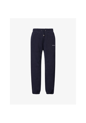 Mens Mki Miyuki-Zoku Uniform Two-Slip-Pockets Straight-Leg Relaxed-Fit Cotton-Blend Jogging Bottoms