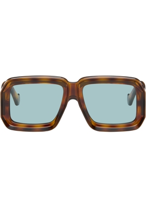 LOEWE Brown Paula's Ibiza Dive Mask Sunglasses