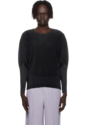 HOMME PLISSÉ ISSEY MIYAKE Black Light Mesh T-shirt