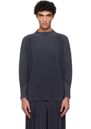 HOMME PLISSÉ ISSEY MIYAKE Navy Monthly Colors December Top