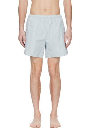 OUR LEGACY Blue Drape Tech Swim Shorts
