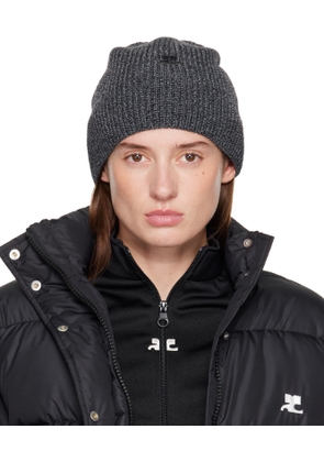 Courrèges Gray AC Light Wool Beanie