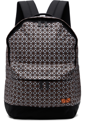 BAO BAO ISSEY MIYAKE Gray & Orange Rough Backpack