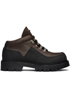 OUR LEGACY Brown & Black Quest Boots