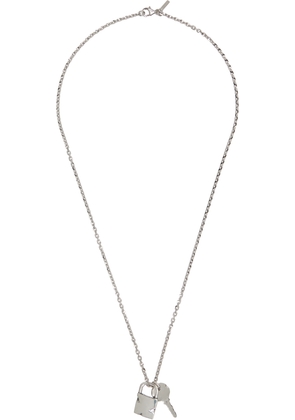 Emanuele Bicocchi SSENSE Exclusive Key & Padlock Necklace