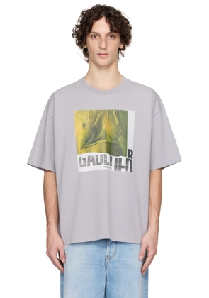 Jean Paul Gaultier SSENSE Exclusive Gray Cotton Oversized Printed Water T-shirt