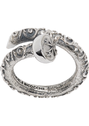Emanuele Bicocchi Spiral Floral Motif Ring